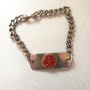 Vintage medic alert bracelet PENICILLIN